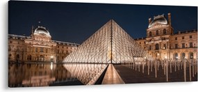 Kép - Louvre éjjel (120x50 cm)