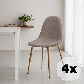 Avenberg RIVA Étkezőszék szett - 4db, bézs