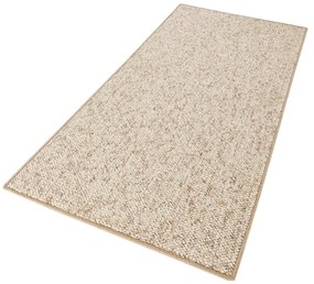 Világosbarna futószőnyeg 80x200 cm Wolly – BT Carpet