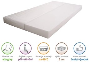 Gyerek matrac 60x120 cm Bella Baby – B.E.S.