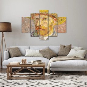 Kép - Vincent van Gogh, Self-Portrait with a Straw Hat (The Potato Peeler), reprodukciók (150x105 cm)