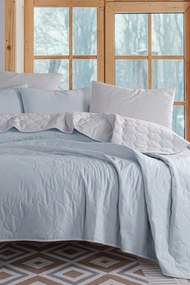 Solid - Light Blue, Grey