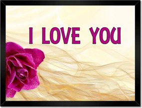 Poszterek keretben 40x30 Nőnap Ajándék Love