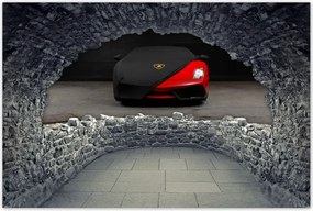 Poszter 60x40 Piros szuperautó