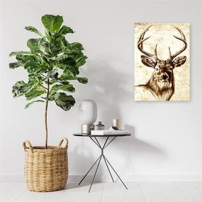 Gario Vászonkép Festett szarvas Méret: 40 x 60 cm