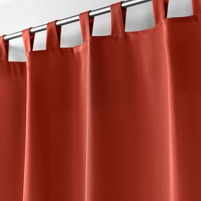 Téglavörös függöny 140x260 cm Essentiel – douceur d'intérieur