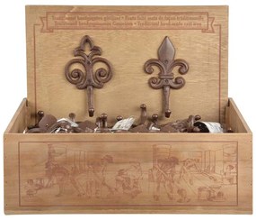 Öntöttvas akasztó, 20 cm, B