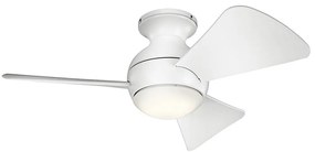 Kichler KLF-SOLA-34-WHT-LED állítható mennyezeti ventilátor 10W/230V IP23+DO
