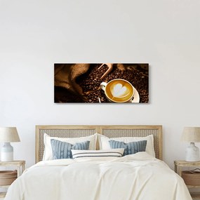Kép - Egy csésze kávé (120x50 cm)