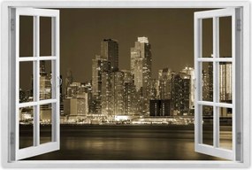Poszterek 90x60 New York sephia