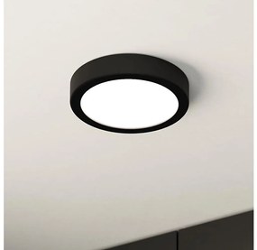 Eglo 900637 - FUEVA LED fürdőszobai mennyezeti lámpa, LED/11W/230V, IP44, fekete