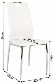 Étkezőszék Eglish (fehér). 808063