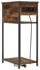 Éjjeliszekrény Füstölt tölgy 28.1 x 40.9 x 75 cm Faanyag
