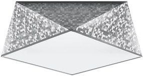 SOLLUX SL-0691 HEXA Modern Mennyezeti Lámpa Ezüst E27 IP20