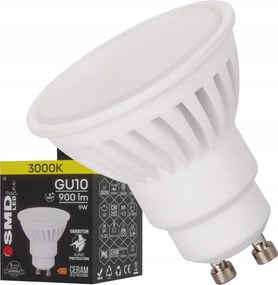 Izzó Smd LEDline 9W 900lm 3000K Meleg GU10 Kerámia Nem Villog Prémium
