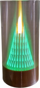 Led Gyertya Kúp Világító Karácsonyfa 3D 15cm Hengeres