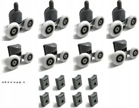 8 db-os dupla görgő szett zuhanykabinhoz 22m