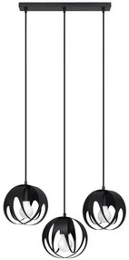SOLLUX SL-1089 TULOS Többágú Függesztett Lámpa Fekete E27 IP20