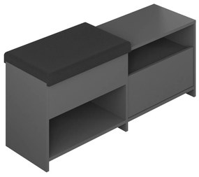 Cipőtároló Filux Bench - Anthracite