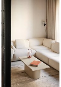 Krémszínű dohányzóasztal 50x111 cm Totem – Teulat