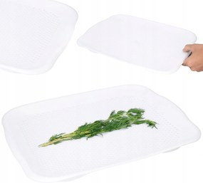 Vágódeszka lefolyó csepegtető 2in1 fehér