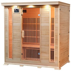 Sauna DeLuxe 4004 Carbon, világosbarna