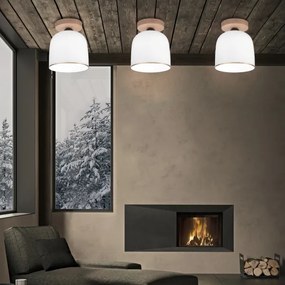 Kolarz A1352.11.Au - NONNA 1xE27/60W/230V mennyezeti lámpa tölgy/fehér/arany