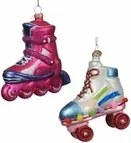 KarĂĄcsonyfadĂsz ĂŒveg Görkorcsolya szĂnes karĂĄcsonyfĂĄra 11cm