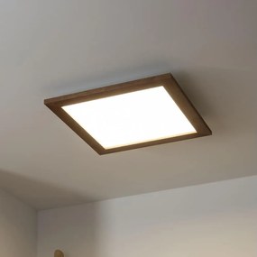 Brilagi - Dimmelhető LED lámpatest SLIMFRAME WOOD LED/36W/230V 49,5x49,5 cm + távirányítóval