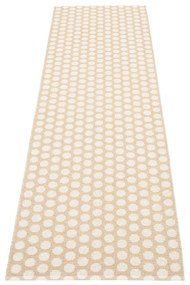 Bézs-krémszínű kültéri-beltéri futószőnyeg 70x250 cm Noa Beige Vanilla – Pappelina