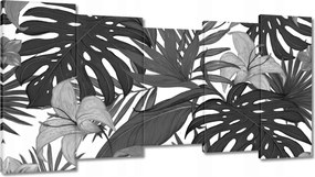 Vászonkép 150x80 Kék Monstera Blue