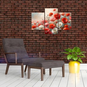 Kép - Pipacsok festménye (90x60 cm)