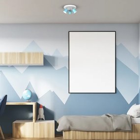 Spotlámpa DIXIE 3xGX53/11W/230V kék