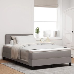 Boxspring ágy matraccal Taupe 120x190 cm szövet