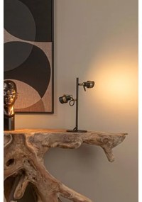 Lucide 34544/02/30 - Asztali lámpa TUNDRAN 2xGU10/5W/230V fekete