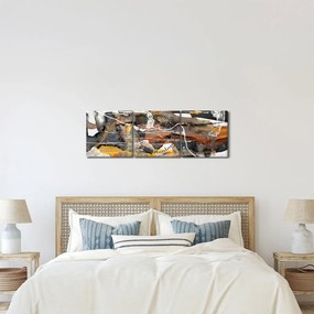 Kép - Absztrakció (órával) (90x30 cm)