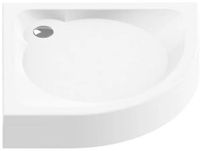 New Trendy Cantare félkör alakú zuhanytálca 100x100 cm fehér B-0254