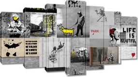 Vászonkép 140x80 Full Mix Banksy