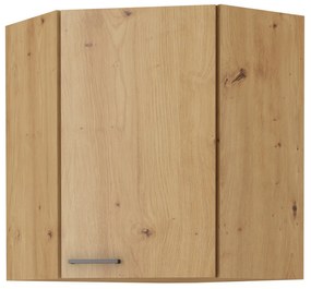 Felső sarok konyhaszekrény Miraluna (artisan tölgy + matt fekete). 1062357