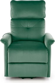 SEMIR 2 elektromosan dönthető masszázsfotel sötétzöld