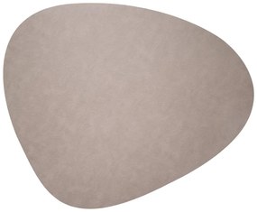 Szürkésbézs bőr 115x135 cm Curve XXXL Bull – LIND DNA