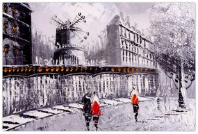 Kép - Olajfestmény a városról II. (90x60 cm)