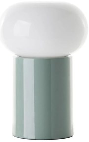 Brilliant - Asztali lámpa KNUT 1xE27/25W/230V zöld/fehér