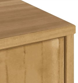 ODDA tömörfa fenyőfa TV szekrény fiókkal 79x24x40 cm