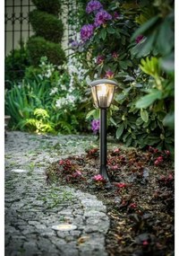 Lámpa Kerti lámpatest MARINA-P, E7, MAX. 20W, IP54, AC220-240V, 50-60Hz, oszlop, fekete