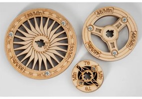 RoboTime - 3D fa mechanikus puzzle Gramofon (electric drive)