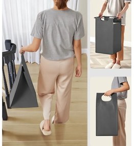 REX szürke szennyeskosár