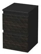 Fürdőszobaszekrény alacsony SAT Cube Way 32,5x51x33 cm barna matt CUBE3DN322ZHP