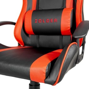 Gaming szék VARR Zolder fekete/piros