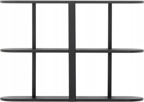 Bloomingville Vicente Mdf fali polc fekete